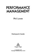 Book cover for Performance Management