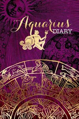 Book cover for Aquarius Zodiac Sign Horoscope Symbol Journal