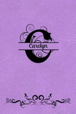 Cover of Split Letter Personalized Journal - Carolyn