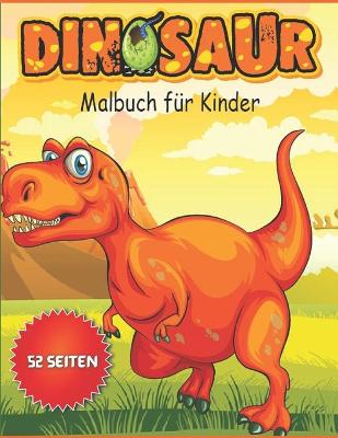 Book cover for Dinosaur Malbuch für Kinder