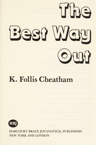 Cover of The Best Way Out