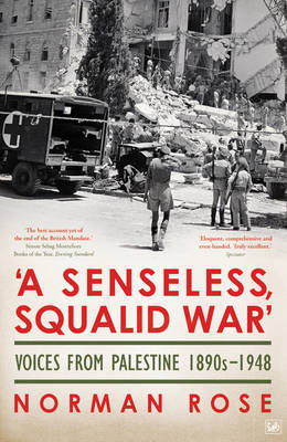 Book cover for 'A Senseless, Squalid War'