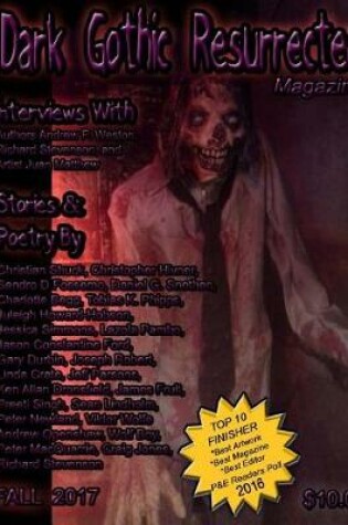 Cover of Dark Gothic Resurrected Magazine Fall 2017