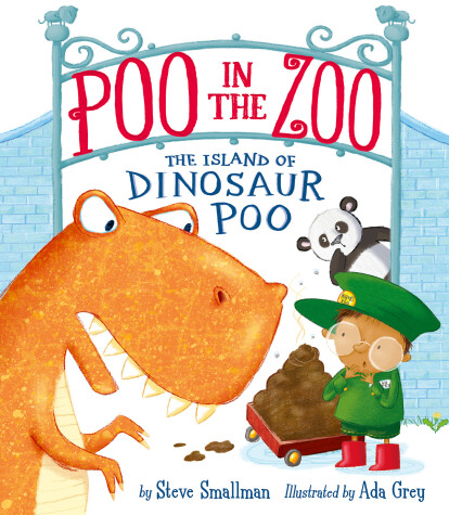 Book cover for Poo in the Zoo: The Island of Dinosaur Poo