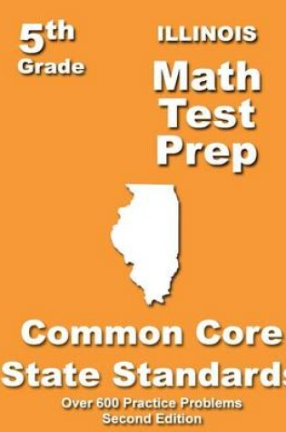 Cover of Illinois 5th Grade Math Test Prep