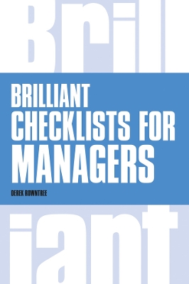 Book cover for Brilliant Checklists for Managers