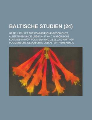 Book cover for Baltische Studien (24)