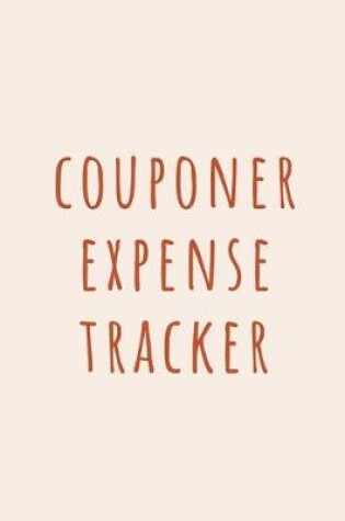 Cover of Couponer Expense Tracker