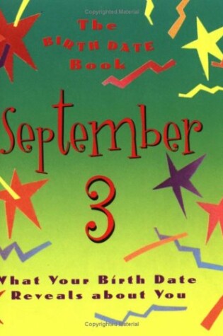 Cover of The Birth Date Book September 3