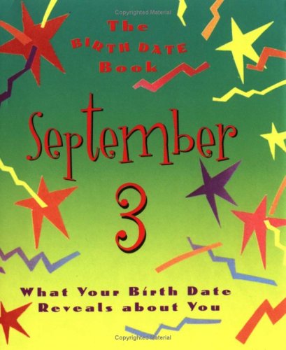 Book cover for The Birth Date Book September 3