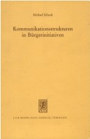 Book cover for Kommunikationsstrukturen in Burgerinitiativen