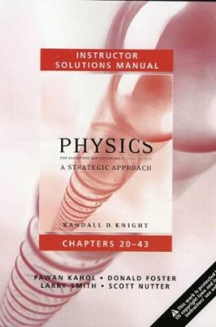 Cover of Instructor Solutions Manual for Physics for Scientists and Engineers