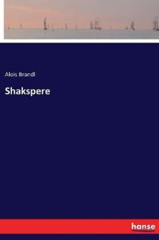 Cover of Shakspere