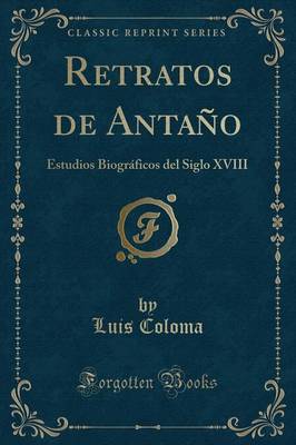 Book cover for Retratos de Antaño