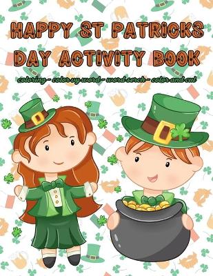 Book cover for Happy St. Patrick's Day Activity Book