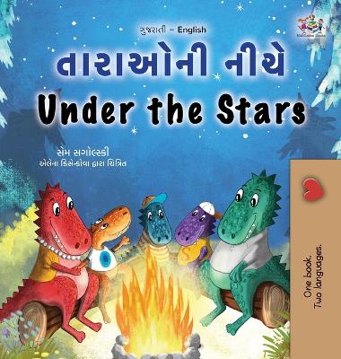 Book cover for Under the Stars (Gujarati English Bilingual Kids Book)