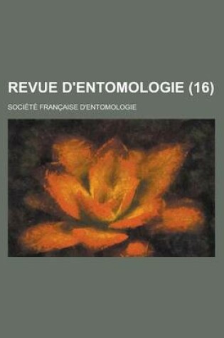 Cover of Revue D'Entomologie (16 )