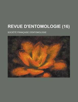 Book cover for Revue D'Entomologie (16 )