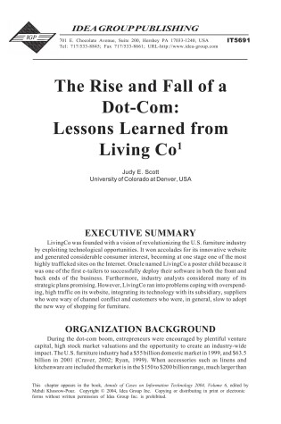 Cover of The Rise and Fall of a Dot-Com