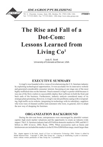 Cover of The Rise and Fall of a Dot-Com