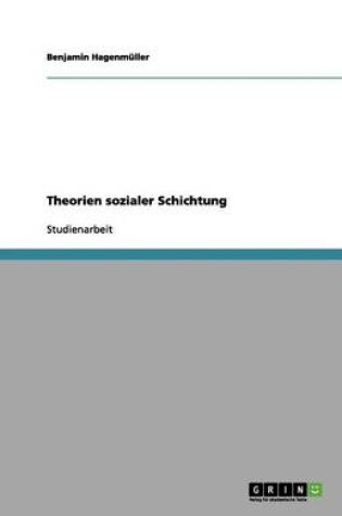 Cover of Theorien sozialer Schichtung