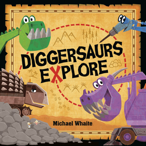 Book cover for Diggersaurs Explore