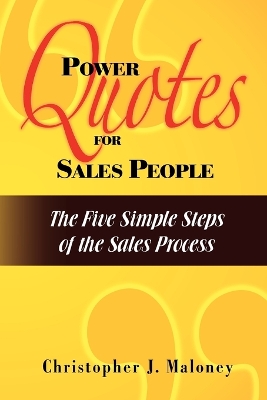 Book cover for Power Quotes for Sales People