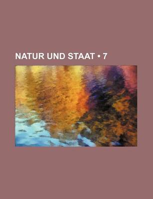 Book cover for Natur Und Staat (7 )