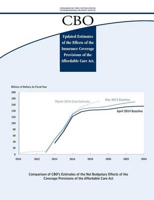 Book cover for Updated Estimates of the Effects of the Insurance Coverage Provisions of the Affordable Care Act