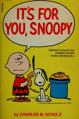 Cover of It's for You, Snoopy
