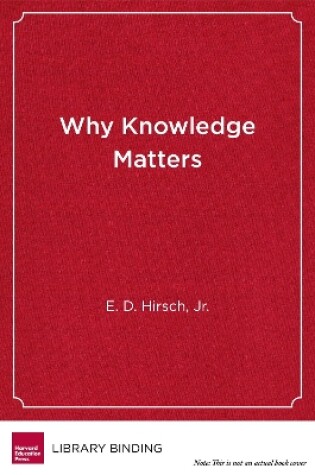 Cover of Why Knowledge Matters