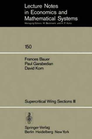 Cover of Supercritical Wing Sections III