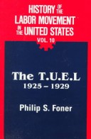 Book cover for History of the Labour Movement in the United States