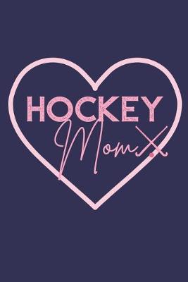 Book cover for Hockey Mom Pink Hockey Sticks Wine Diary