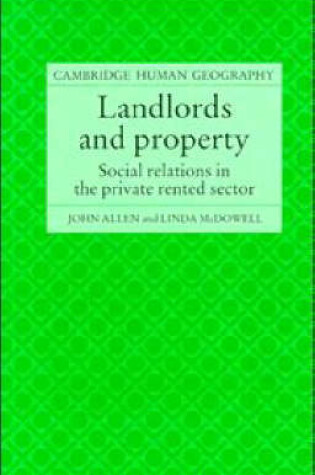 Cover of Landlords and Property