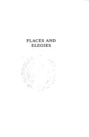 Cover of Places and Elegies