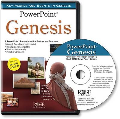 Cover of Genesis Time Line PowerPoint