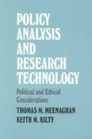 Cover of Policy Analysis and Research Technology