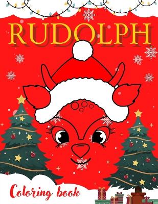 Book cover for Rudolph coloring book