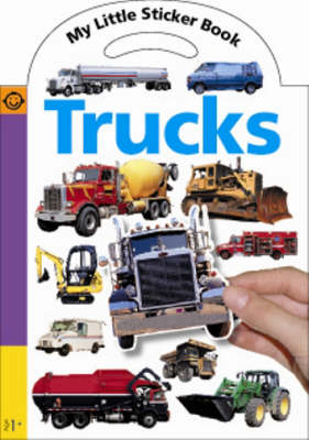 Book cover for My Little Sticker Book - Trucks