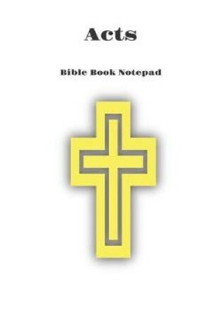 Cover of Bible Book Notepad Acts