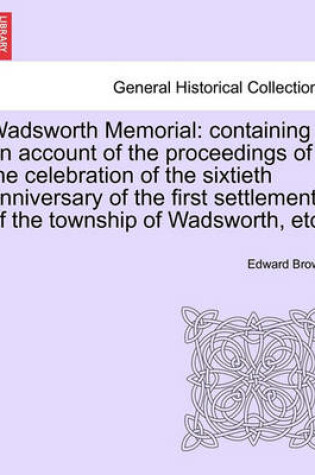 Cover of Wadsworth Memorial