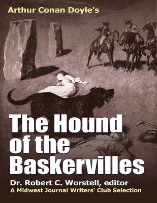 Book cover for Arthur Conan Doyle's The Hound of the Baskervilles - A Midwest Journal Writers' Club Selection