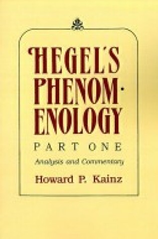 Cover of Hegel's Phenomenology