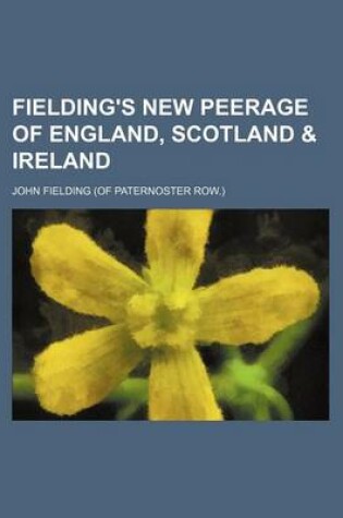 Cover of Fielding's New Peerage of England, Scotland & Ireland