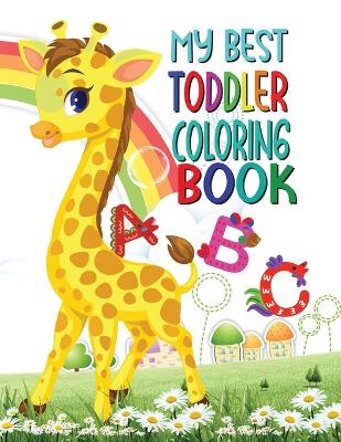 Book cover for My best toddler coloring book