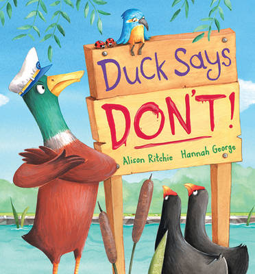 Book cover for Duck Says Don't