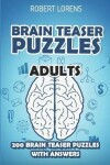 Book cover for Brain Teaser Puzzles Adults