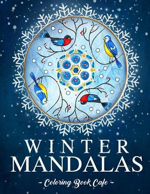 Book cover for Winter Mandalas Coloring Book