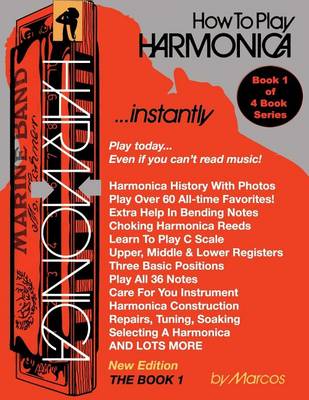 Book cover for How To Play Harmonica Instantly